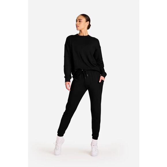 Alala NWT Revolve $145 Off-Duty Black Pull On Sweatpants Joggers SZ XS - Picture 1 of 13
